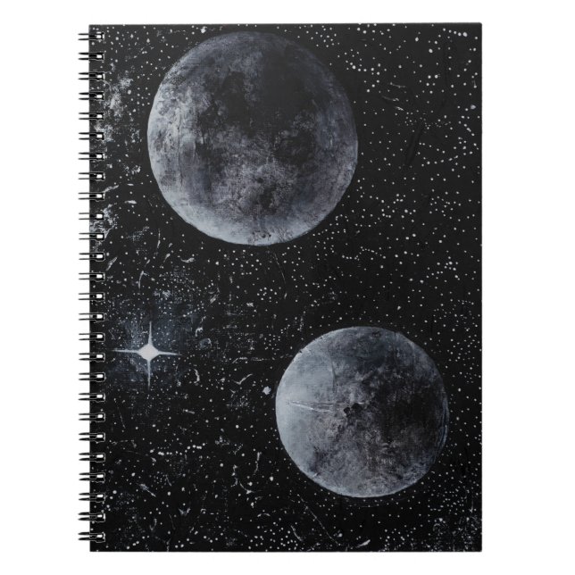 Binäres Planet-Notebook Notizblock (Vorderseite)