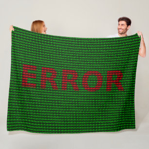 BINÄRFEHLER FLEECEDECKE