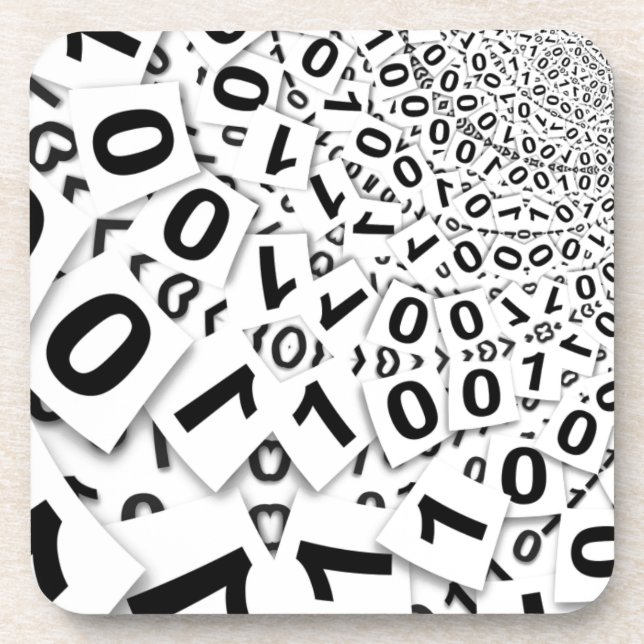 BINÄRSYSTEM UNTERSETZER (Vorderseite)