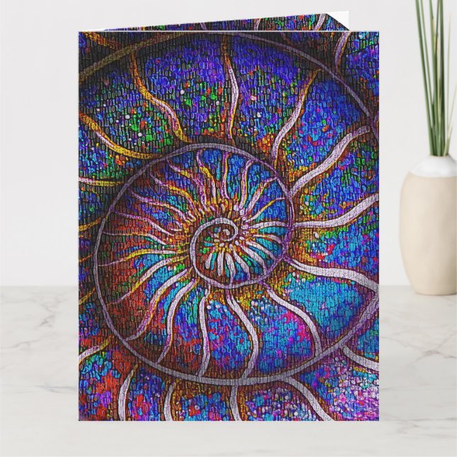 Binary Ammonit Karte (Vorderseite)