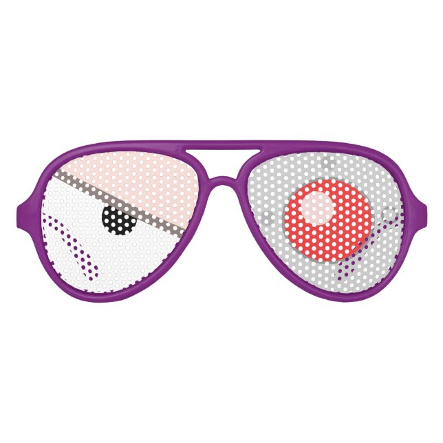 Binary Bard Party Glasses Partybrille (Vorderseite)