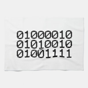 BINARY BRO HANDTUCH