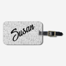 Binary Code Schwarz-weiße Streifen