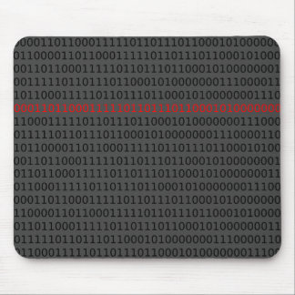 Binary Computer Code Programmer Teacher 0 und 1 Mousepad