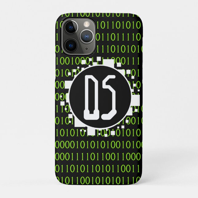 Binary Digital Matrix der 10er Jahre Case-Mate iPhone Hülle (Rückseite)