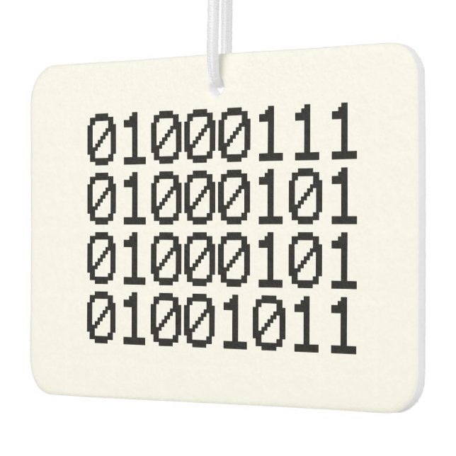 BINARY GEEK AUTOLUFTERFRISCHER (Links)