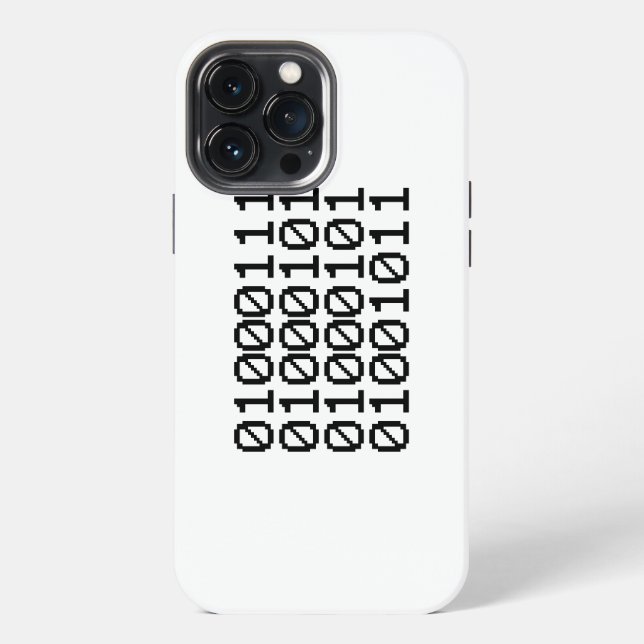 BINARY GEEK iPhone 13 PRO MAX HÜLLE (Rückseite)