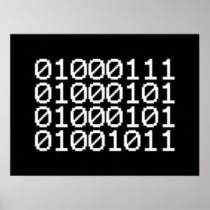 BINARY GEEK POSTER