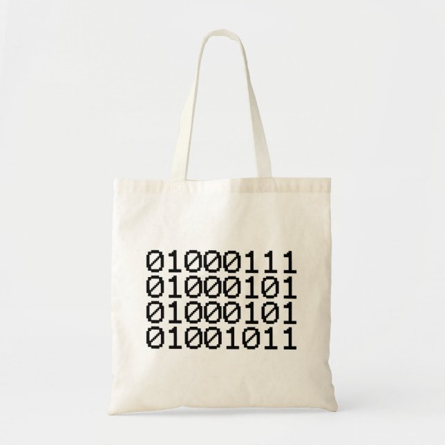 BINARY GEEK TRAGETASCHE (Vorne)