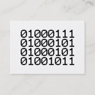 BINARY GEEK VISITENKARTE