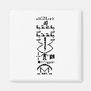 Binary Message 1974 Magnet