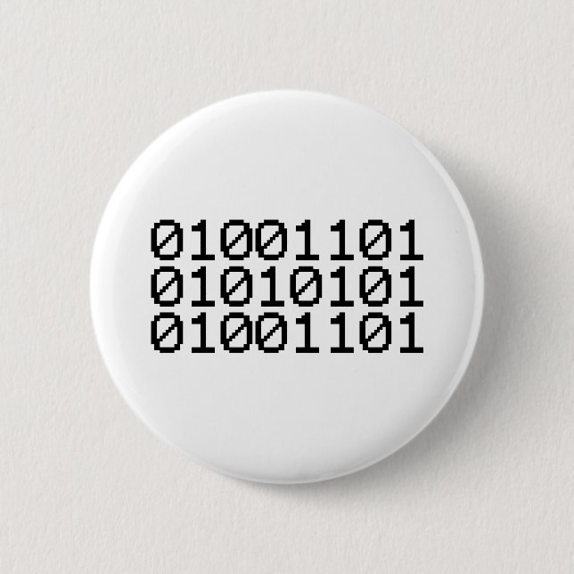 BINARY MUM BUTTON (Vorderseite)