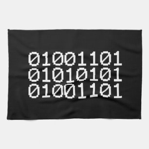 BINARY MUM GESCHIRRTUCH