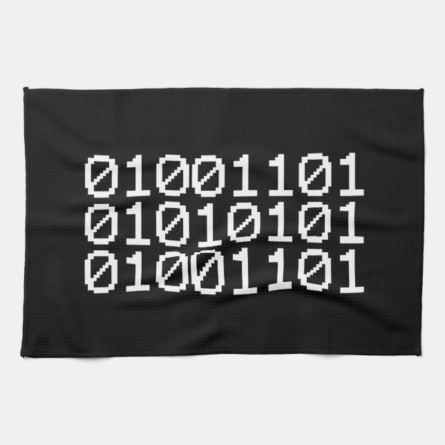 BINARY MUM GESCHIRRTUCH (Horizontal)