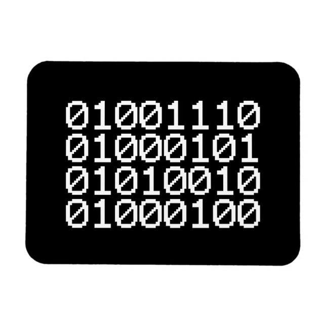 BINARY NERD MAGNET (Horizontal)