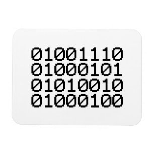 BINARY NERD MAGNET