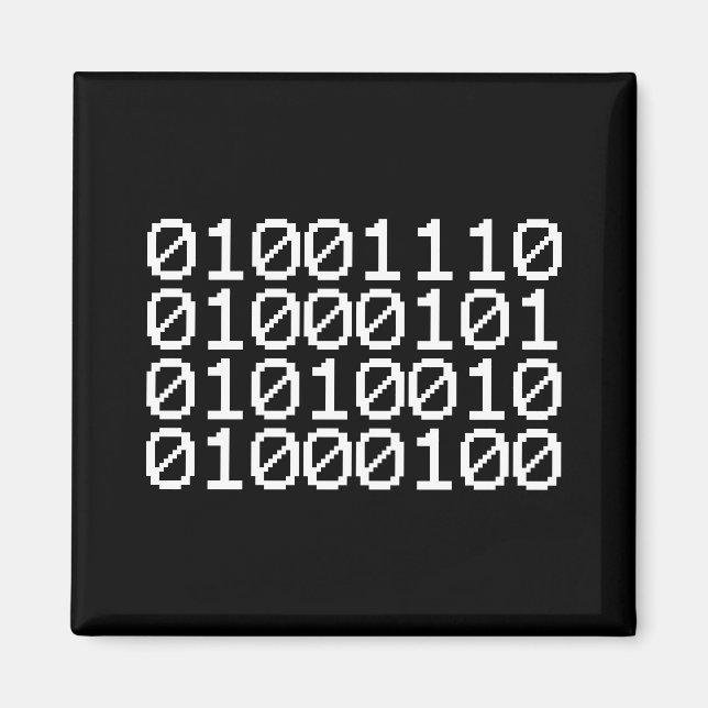 BINARY NERD MAGNET (Vorne)