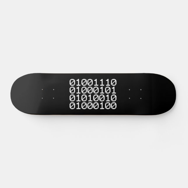 BINARY NERD SKATEBOARD (Horizontal)