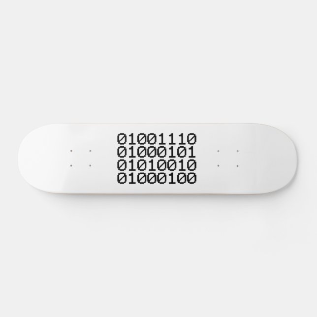 BINARY NERD SKATEBOARD (Horizontal)