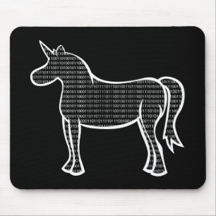 Binary Unicorn Mousepad