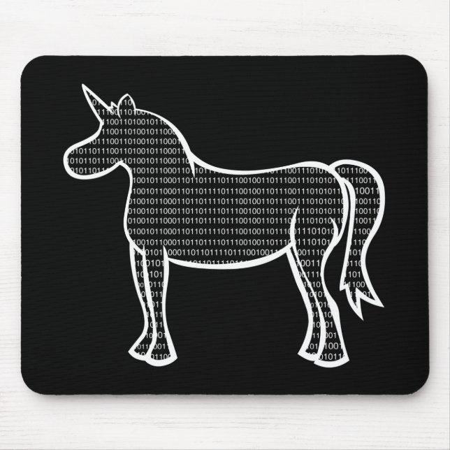 Binary Unicorn Mousepad (Vorne)