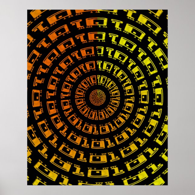 Binary Vortex Poster (Vorne)