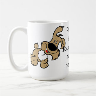 Binden Sie bitte Louder. Ich höre schwer. Kaffeetasse