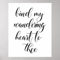 Binden Sie mir mein Wanderherz an das Poster
