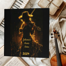 Binder für Musiklehrer Student Violinist