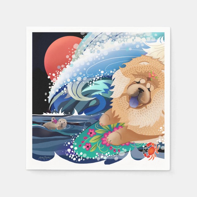 BINDI CHOWABUNGA - Papierservietten (Vorderseite)