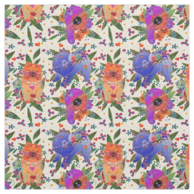 BINDI CHOWS FABRIC - anpassen Stoff (Muster)
