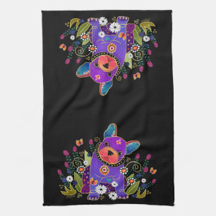 BINDI FRENCHIE serviette de toilette / serviette d