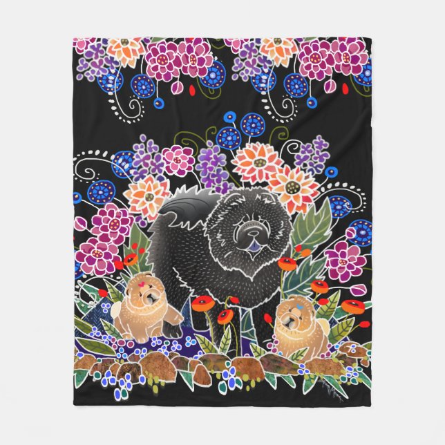 BINDI GARDEN PARTY - Fleece werfen (Vorderseite)