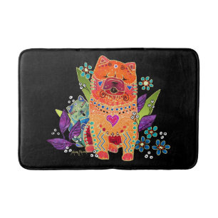 Bindi glatter Chow-Chow horizontale Kiste oder Badematte