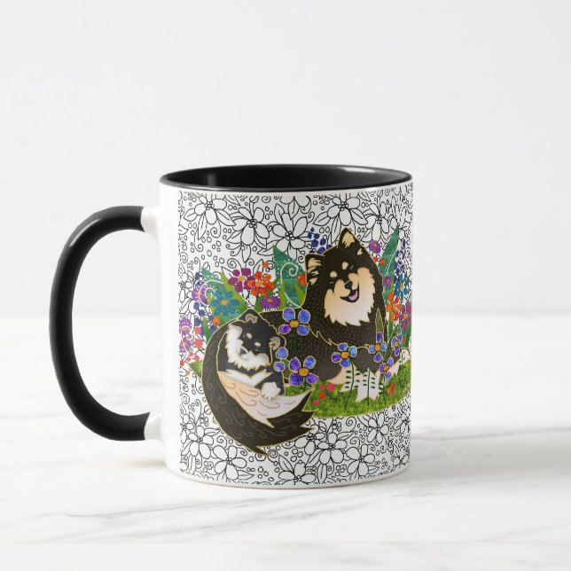 BINDI LAPPY Lapphund finlandais 11 OZ MUG (Gauche)
