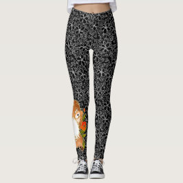 BINDI MINGSIE - Leggings in Rot-Low-Farbe - Rückse