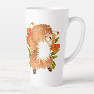 BINDI MINGSIE Rot chow latte Tasse
