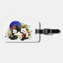 BINDI PANDAS 2 Stile Gepäckanhänger