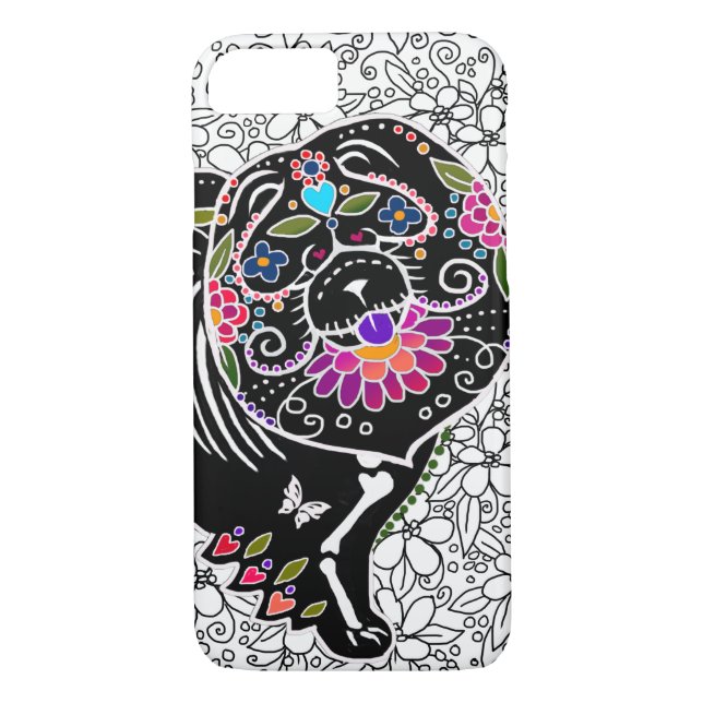 BINDI SUGARSKULL Chow - Telefonzellen Case-Mate iPhone Hülle (Rückseite)
