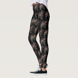 BINDI SUGARSKULL finnische Lapphund Leggings