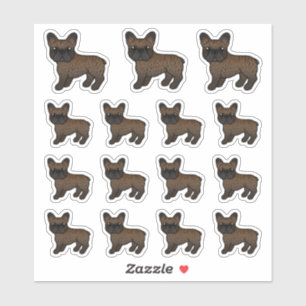 Bindle French Bulldog Niedliche Cartoon Hunde Aufkleber