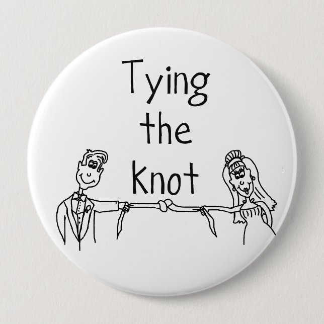 Bindung den Knotenknopf (enorm) Button (Vorderseite)