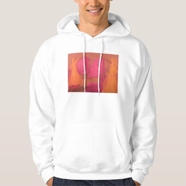 Bindung der Sari Hoodie (Vorderseite)