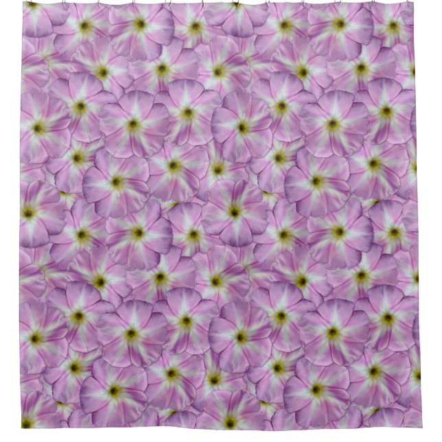Bindweed Seamless Pattern Duschvorhang (Vorderseite)