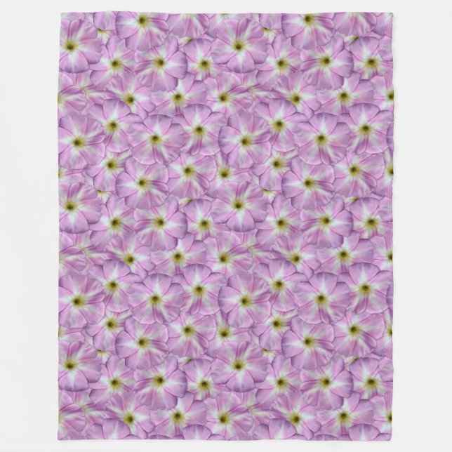 Bindweed Seamless Pattern Fleecedecke (Vorderseite)