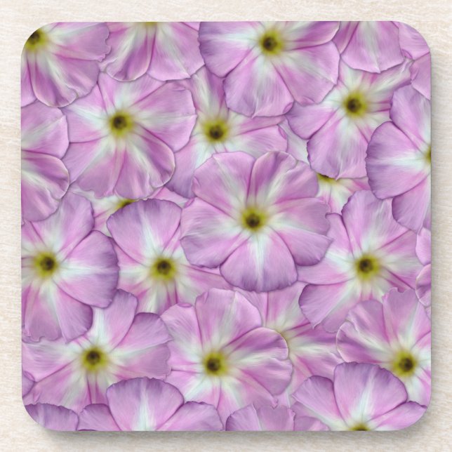 Bindweed Seamless Pattern Getränkeuntersetzer (Vorderseite)