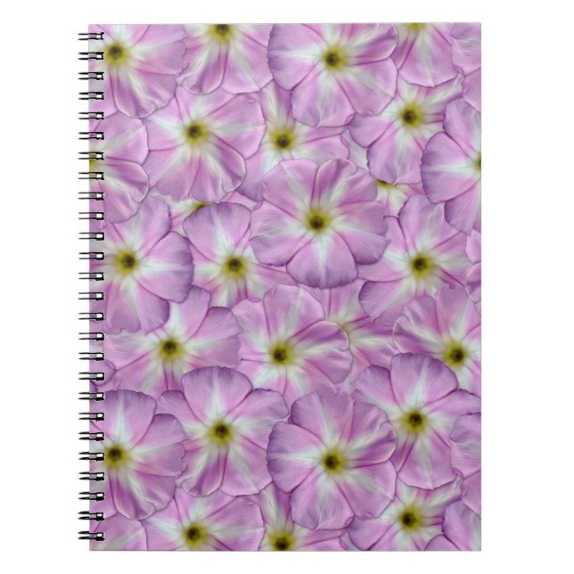 Bindweed Seamless Pattern Notizblock (Vorderseite)