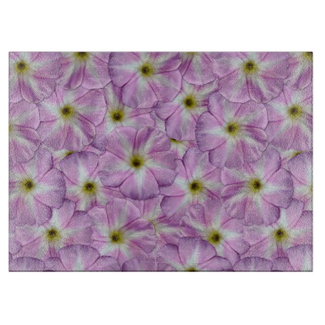 Bindweed Seamless Pattern Schneidebrett (Vorderseite)