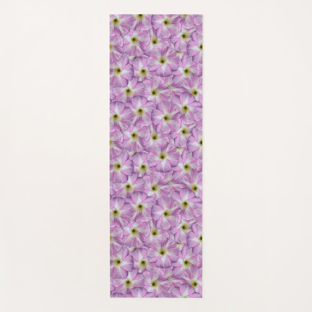 Bindweed Seamless Pattern Yogamatte (Vorderseite)