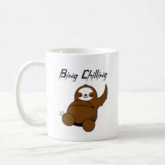 Bing Chilling Sloth Meme Tasse